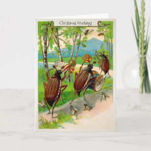 Cartes Pour Fêtes Annuelles Fanfare victorienne Bugs