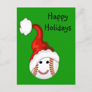 Cartes Pour Fêtes Annuelles Fans de baseball Noël