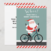 Cartes Pour Fêtes Annuelles Fantaisie Noël (Devant / Derrière)