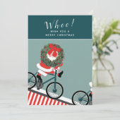 Cartes Pour Fêtes Annuelles Fantaisie Noël (Debout devant)