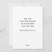 Cartes Pour Fêtes Annuelles Fantaisie Noël (Dos)