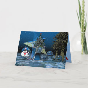 Cartes Pour Fêtes Annuelles Fantasy surréaliste Christmas scenery