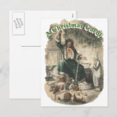 Cartes Pour Fêtes Annuelles Fantôme de cadeau de Noël (Devant / Derrière)