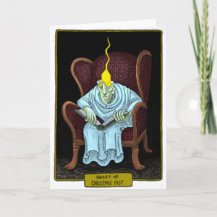 Cartes Pour Fêtes Annuelles fantôme de Noël au delà