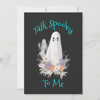 Cartes Pour Fêtes Annuelles Fantôme de Spectre Murmurant