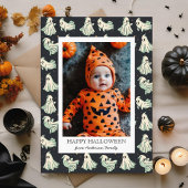 Cartes Pour Fêtes Annuelles Fantôme Halloween Mon premier bébé Boo