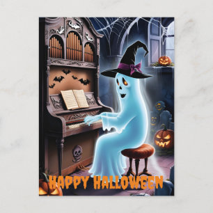 Cartes Pour Fêtes Annuelles fantôme jouant oregan