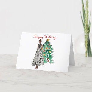 Cartes Pour Fêtes Annuelles Fashionista Christmas