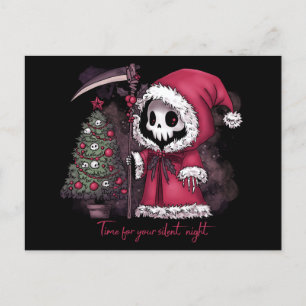 Cartes Pour Fêtes Annuelles Faucheuse de Noël