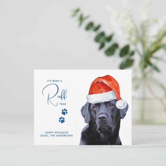 Cartes Pour Fêtes Annuelles Fausse année Funny Noël Quarantine Visage Masque C (Debout devant)