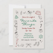 Cartes Pour Fêtes Annuelles Favoris Main Drake Fête de Noël (Devant)