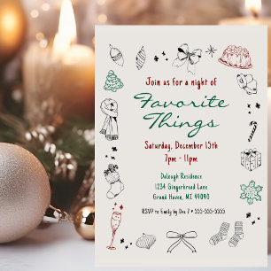 Cartes Pour Fêtes Annuelles Favoris Main Drake Fête de Noël