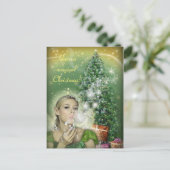 Cartes Pour Fêtes Annuelles Fée de Noël (Debout devant)