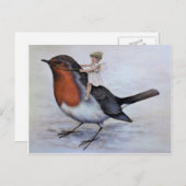 Cartes Pour Fêtes Annuelles Fée de Noël (Devant / Derrière)