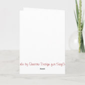 Cartes Pour Fêtes Annuelles Fée de Noël (Dos)