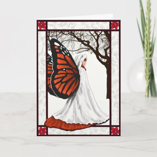 Cartes Pour Fêtes Annuelles Fée de Noël (Devant)