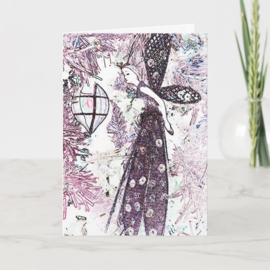 Cartes Pour Fêtes Annuelles Fée de Noël (Devant)