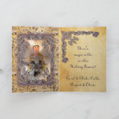 Cartes Pour Fêtes Annuelles Fée de Noël victorienne (Intérieur)