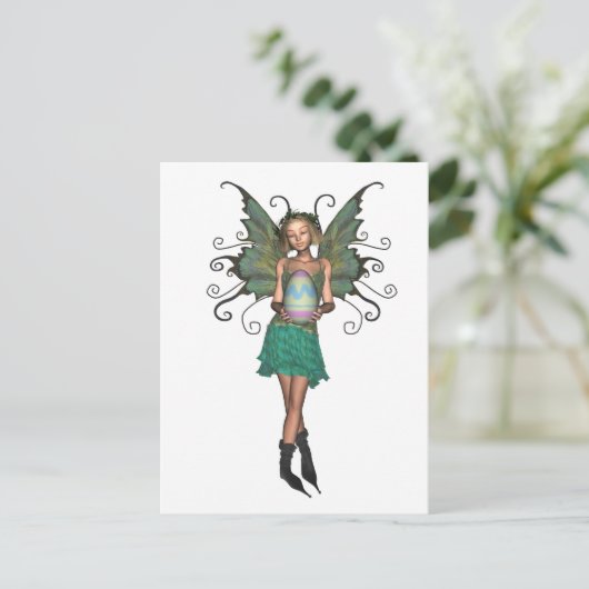 Cartes Pour Fêtes Annuelles Fée d'oeufs de Pâques (Debout devant)