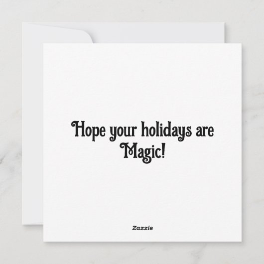 Cartes Pour Fêtes Annuelles Fée Goth Enchantant Noël (Dos)