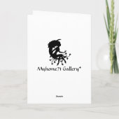 Cartes Pour Fêtes Annuelles Féerie jardin - Customisé (Dos)