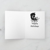 Cartes Pour Fêtes Annuelles Féerie jardin - Customisé (Intérieur)