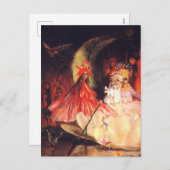 Cartes Pour Fêtes Annuelles Fées d'été (Devant / Derrière)