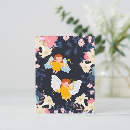 Cartes Pour Fêtes Annuelles Fées mignonnes (Debout devant)