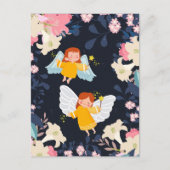 Cartes Pour Fêtes Annuelles Fées mignonnes (Devant)