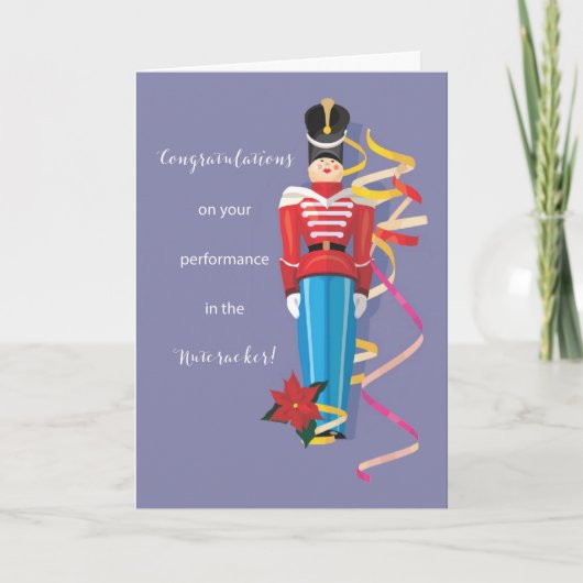 Cartes Pour Fêtes Annuelles Félicitation de représentation de ballet de danse (Devant)