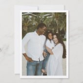 Cartes Pour Fêtes Annuelles Félicitations Bonne Année Moderne Chic Famille 2 (Dos)