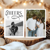 Cartes Pour Fêtes Annuelles Félicitations Bonne Année Moderne Chic Famille 2