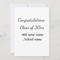 Félicitations classe d'ajouter le nom d'année scol