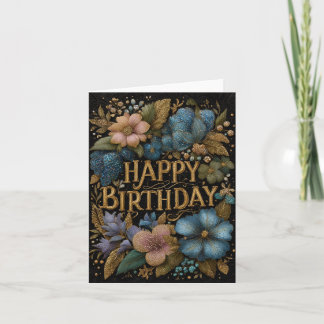 Cartes Pour Fêtes Annuelles Félicitations élégantes pour un joyeux anniversair