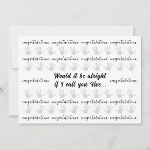 Cartes Pour Fêtes Annuelles Félicitations High Five Honorez Toute Réalisation