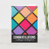 Cartes Pour Fêtes Annuelles Félicitations pour votre licence de cosmétologie (Devant)