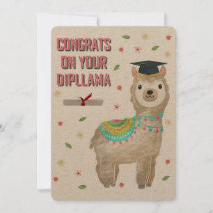 CARTES POUR FÊTES ANNUELLES FÉLICITES POUR VOTRE DIPLLAME !