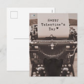Cartes Pour Fêtes Annuelles Felini Chat Tape Joyeuse Saint-Valentin - (Devant / Derrière)