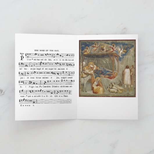 Cartes Pour Fêtes Annuelles Felix Christi Missa Nativitatis Assis ! Scida (Intérieur)