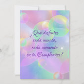 Cartes Pour Fêtes Annuelles ¡Feliz Cumpleaños ! (Devant)
