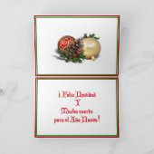 Cartes Pour Fêtes Annuelles Feliz Navidad (Intérieur)