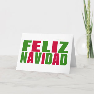 Cartes Pour Fêtes Annuelles Feliz Navidad