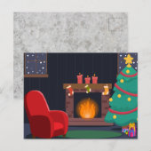 Cartes Pour Fêtes Annuelles feliz navidad (Devant / Derrière)