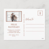 Cartes Pour Fêtes Annuelles Feliz Navidad 4 Photo (Dos)