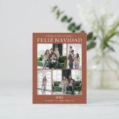 Cartes Pour Fêtes Annuelles Feliz Navidad 5 Photo (Debout devant)