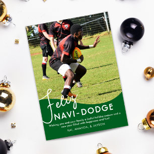 Cartes Pour Fêtes Annuelles Feliz Navidad Dodgeball Pun Photo