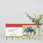 Cartes Pour Fêtes Annuelles Feliz Navidad (Flor) (Debout devant)