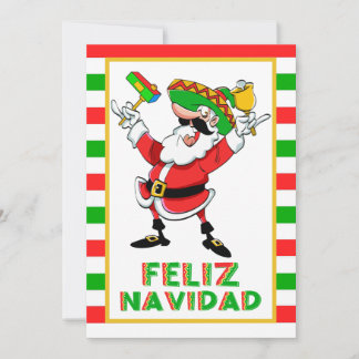 Cartes Pour Fêtes Annuelles Feliz Navidad Mexique Noël Père Noël