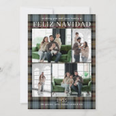 Cartes Pour Fêtes Annuelles Feliz Navidad Multi Photo (Devant)