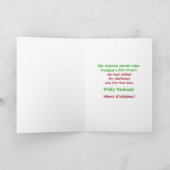 Cartes Pour Fêtes Annuelles Feliz Navidad - Petit Tamale Texte Espagnol/Anglai (Intérieur)